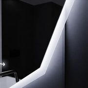 Mirror LED Polygon 70cm Judith Sensor MotionGlow Marcellow System Defrosting Clock & Dimable Thermometer