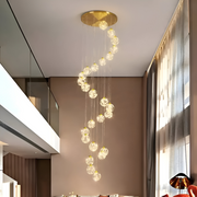 Ismini Gold LED Crystal Chandelier