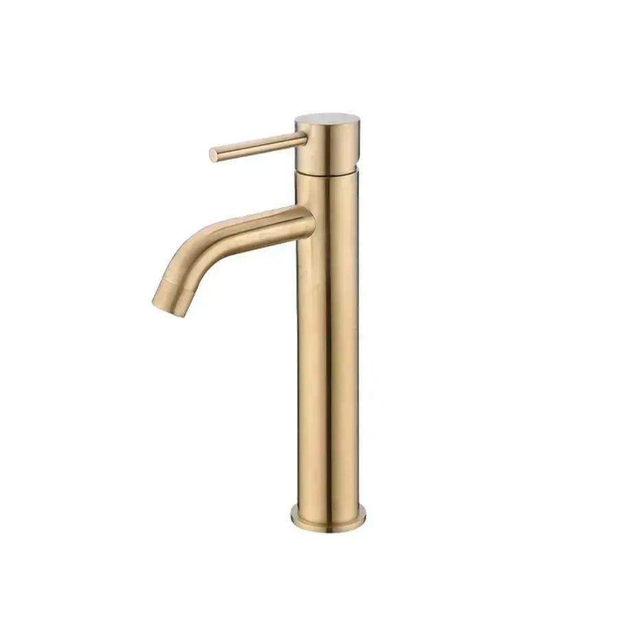 Basin Mixer, SUS304 Stainless Steel, Gold, N/MP0A2
