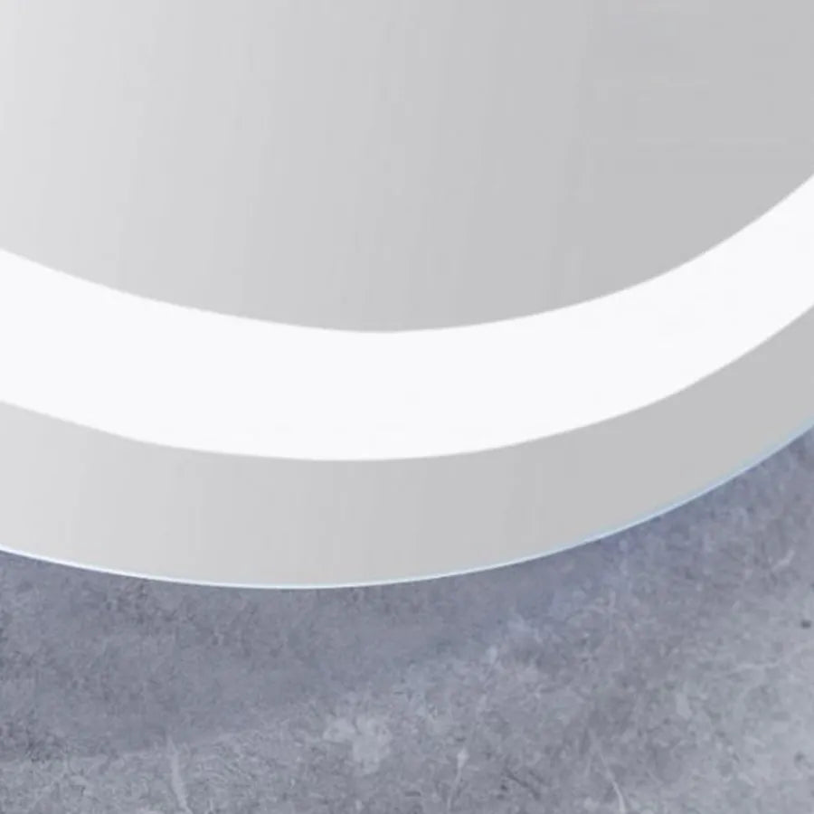 LED Round Mirror, 70cm, Celeste MotionGlow Marcello, Demister System, Clock & Thermometer, Dimmable