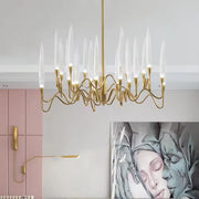Delta Crystal Chandelier 12XG4 Gold
