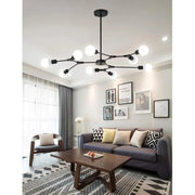 Architek Nona Chandelier, 9x E27, Black, Metal