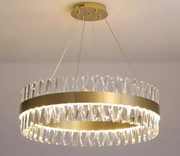Alessandro LED Chandelier with Remote Control, Dimmable, Diameter 60cm, Gold