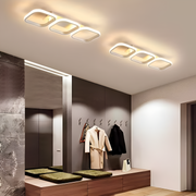 LED LED VERTEX GRECO, parallel squares, 24W, 3 squares cold/hot/neutral, white