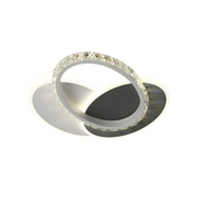 LED LED PRISMIQ, 28W, 3 circles, cold/hot/neutral light, black