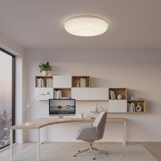 LED ceiling light 35 cm, 31W, 3000K / 4000K / 6000K, White, Metal and Acrylic LED ceiling lights Default Title Alessandro Design