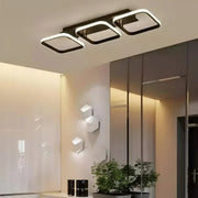LED LED VERTEX GRID PARALAL, 32W, 3 squares cold/hot/neutral light, black