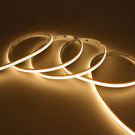 LED Strip 53W/10M, IP21, Width 0.8cm, Warm Light, 3000K, White