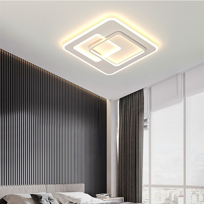 LED chandelier with remote control NOLUX 35W, Square, Cold/Warm/Neutral light, Dimmable, White