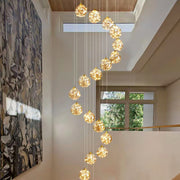 Ismini Gold LED Crystal Chandelier
