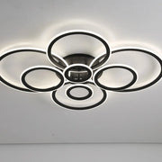 LED Chandelier with Remote Control Betty 130W Dimmable Black White