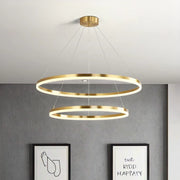 Christine 100W Dimmable LED Chandelier with Remote Control White Gold