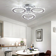 Alanubis Crystal LED Chandelier with Remote Control 37W