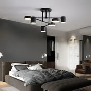 LED Chandelier 72W Galios Black