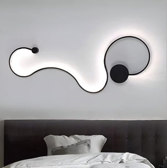 Apply LED delilah 38W Decorative light/hot/neutral metal and black silicone