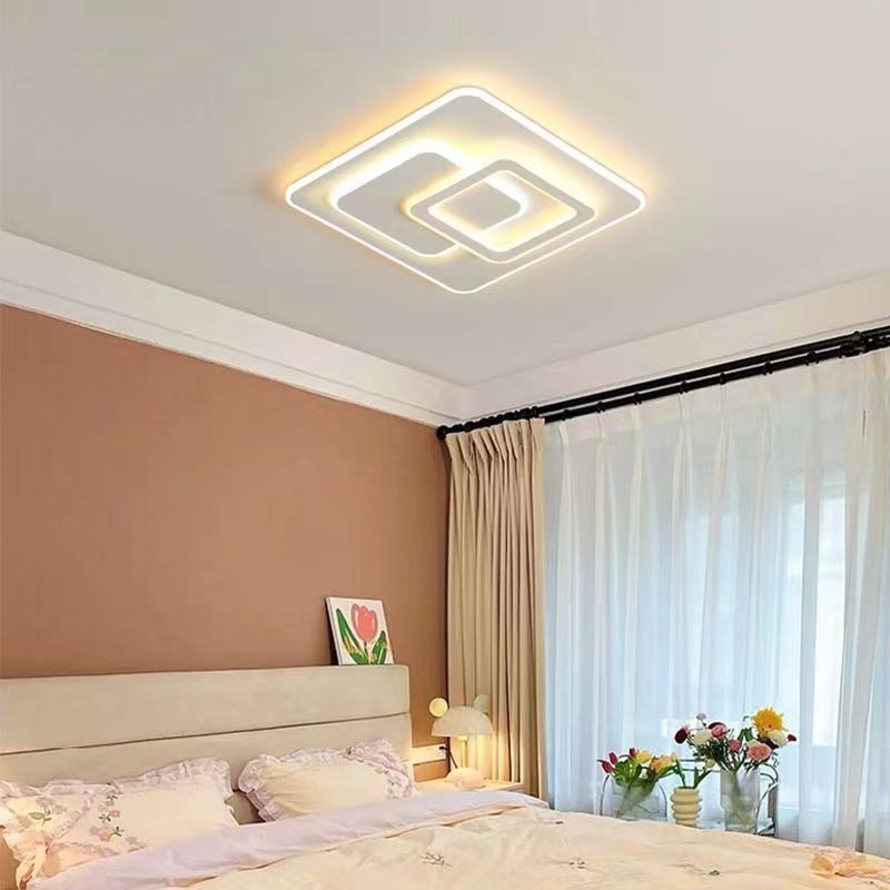 LED chandelier with remote control NOLUX 35W, Square, Cold/Warm/Neutral light, Dimmable, White