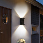 Outdoor Scarlet LED Wall Light, 6W, Black, 3000K