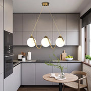 Lorenzo Chandelier, 3x G9, Gold