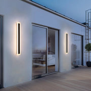 Orion Outdoor LED Wall Lamp, Black and White