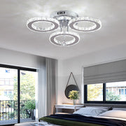 Alanubis Crystal LED Chandelier with Remote Control 37W