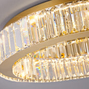 Crystal LED Chandelier with Remote Control Latifah 118W Silver