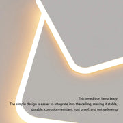 LED Lust with Futura Angolo remote control, 98W, 2 squares, cold/hot/neutral light, unstable, white