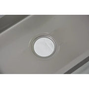 Stainless Steel Kitchen Sink, 50x40X21cm, With Accessories, Brushed Stainless Steel