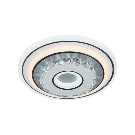 LED crystal chandelier MITA 28W, Diameter 20cm, Round, Cold/Warm/Neutral light, White