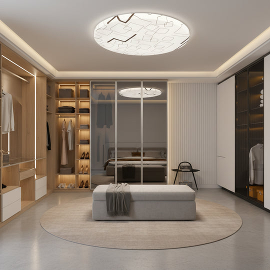 LED ceiling light 23 cm, 22W, 3000K / 4000K / 6000K, White, Metal and Acrylic LED ceiling lights Default Title Alessandro Design