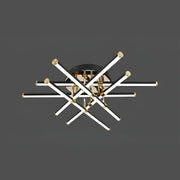 LED Chandelier with Remote Control Diya 144W Dimmable Black