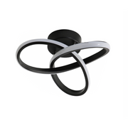 VERTEX Infinitum LED Chandelier, 42W, 2 Circles, Cold/Warm/Neutral Light, Black