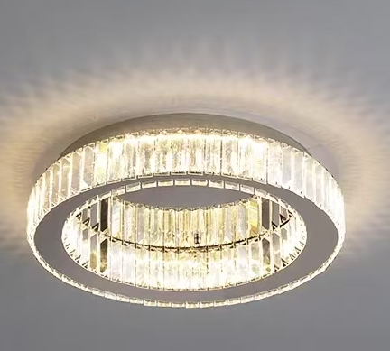 Crystal LED Chandelier with Remote Control Latifah 118W Silver