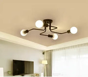 MODERNIST Quadra 4 Chandelier, 4x E27, Black, Modern Design