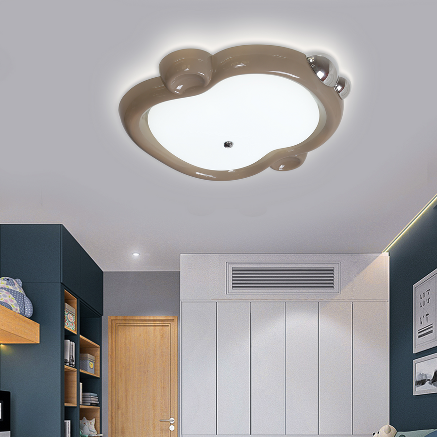 Sofia LED Chandelier, Green Acrylic, Moon and Star Shape, 3000K/4000K/6000K