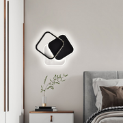 LED LED LED PRISMIQ, 34W, 3 squares, cold/hot/neutral light, black