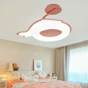Sofia LED Chandelier, Green Acrylic, Moon and Star Shape, 3000K/4000K/6000K