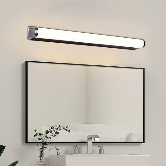 Bathroom LED wall light, GARDA, 11W, linear, Neutral light, Black
