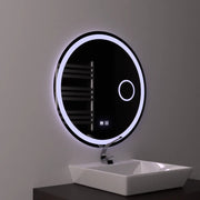 LED Round Mirror 60cm, Luxor Touch, Demister System, Dimmable