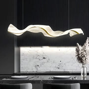 LED Acrylic Chandelier Ami 80W, 120 cm, 3000K/4000K/6000K, Gold