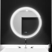 LED Round Mirror 70cm, Stellaire Touch, Demister System, Dimmable