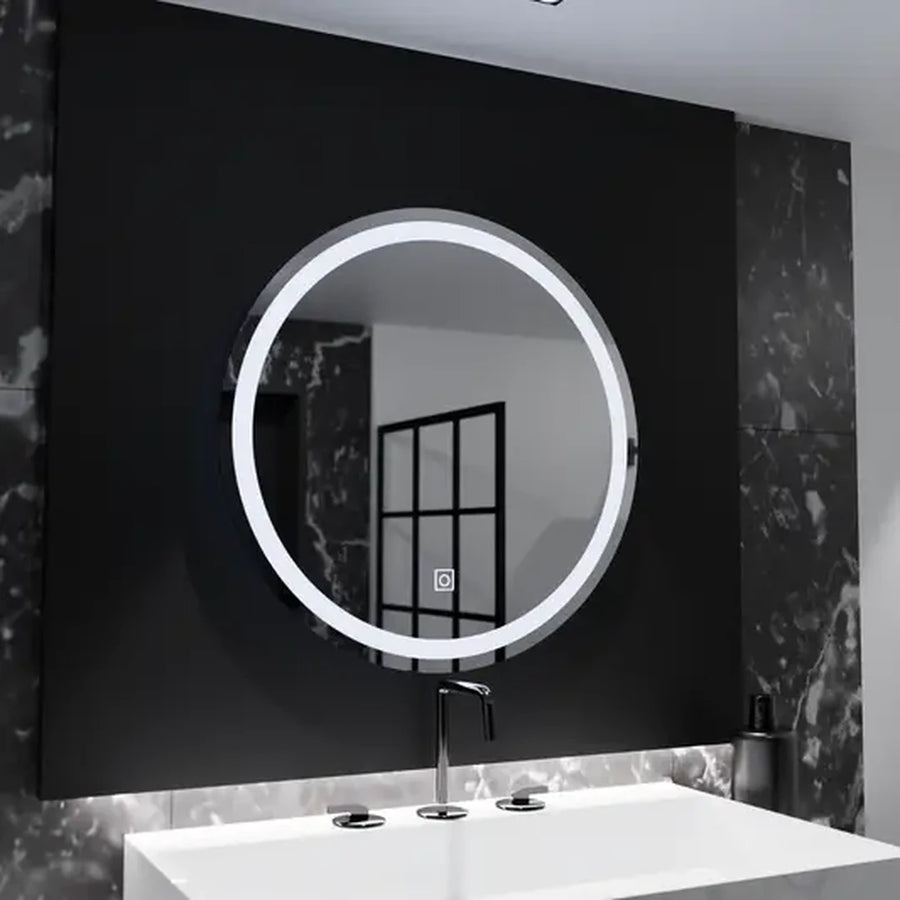 Round LED mirror, 70cm, Basic Touch
