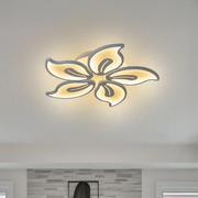 LED chandelier with remote control JASMINE 73W, 5 Petals, Cold/Warm/Neutral light, Dimmable, White