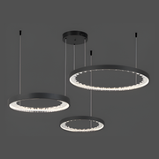 Casiana LED Chandelier with Remote Control, 38W, Gold, Dimmable