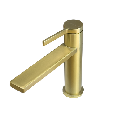 Basin Faucet, Sanitary Brass, Gold, 7207H/D