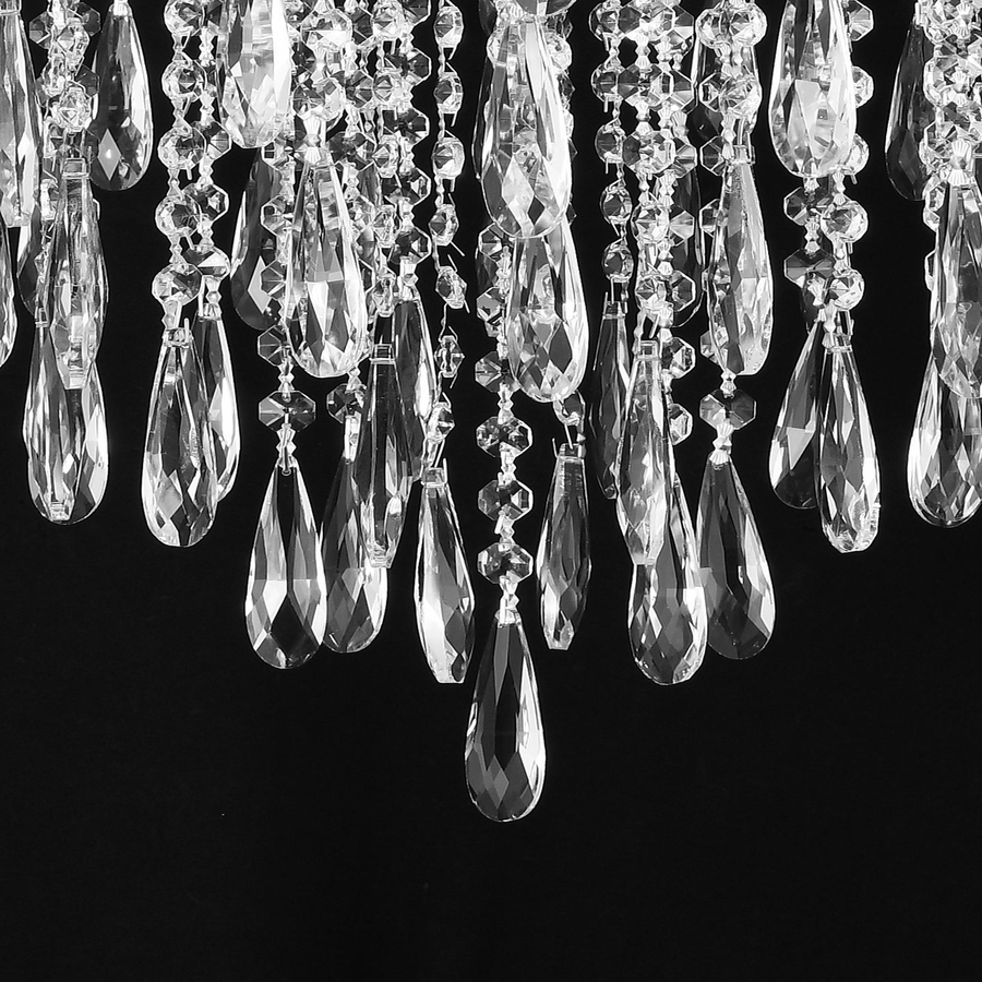 Crystal Chandelier CC9324/5CH, 5x E14, Diameter 49cm, Chrome