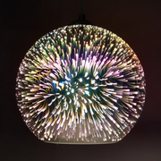 Elias Pendant Chandelier, 1x E27, Diameter 50cm, Black