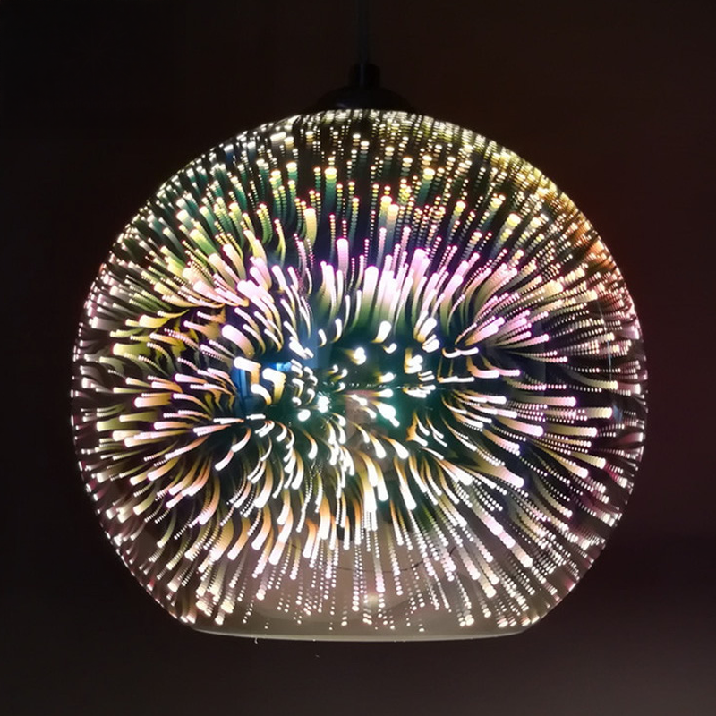 Elias Pendant Chandelier, 1x E27, Diameter 50cm, Black