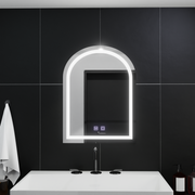 Arched LED mirror 60x80cm, Arco Touch, Demister System, Dimmable