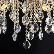 Crystal Chandelier CC9313/5FGD, 5x E14, Diameter 49cm, Gold