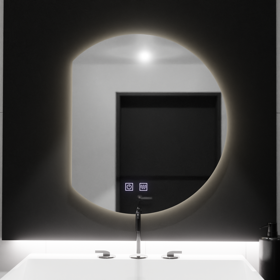 Semiluna LED mirror 54x60, Arcana Touch, Demister System, Dimmable